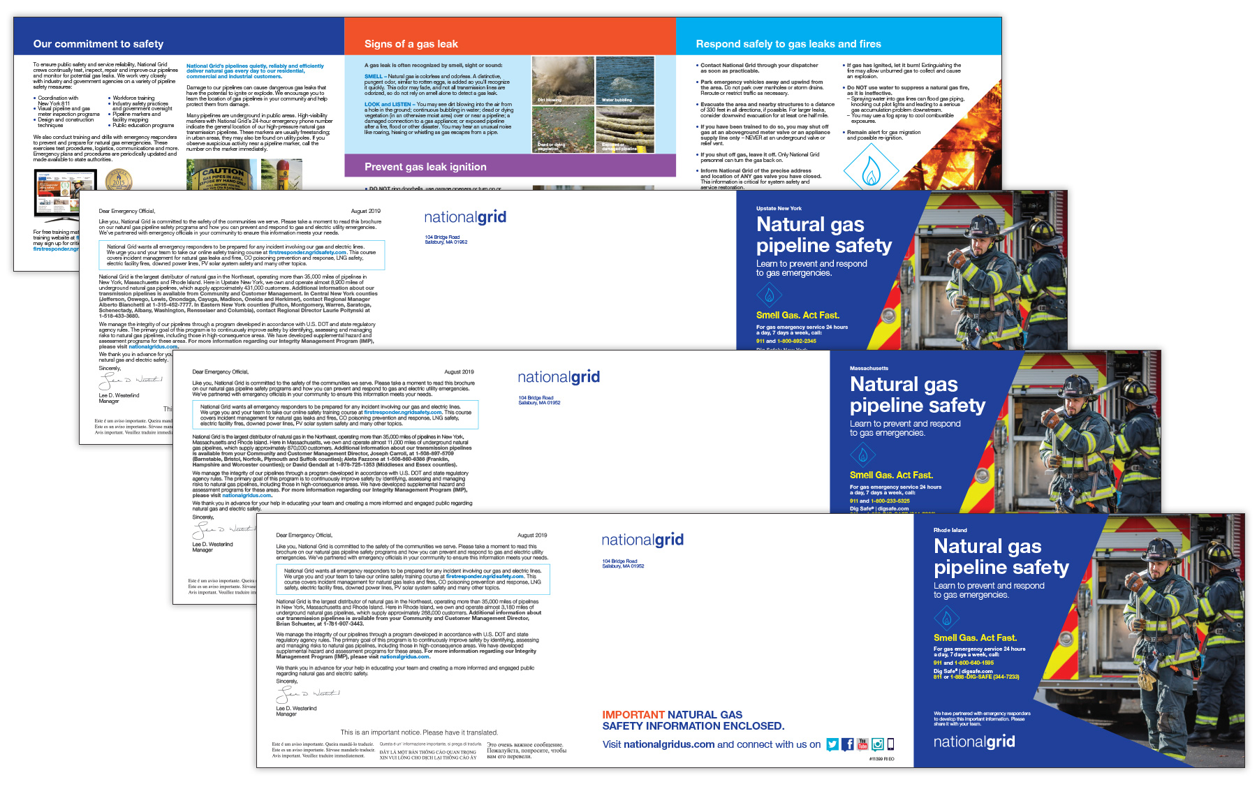 Emergency official baseline mailers