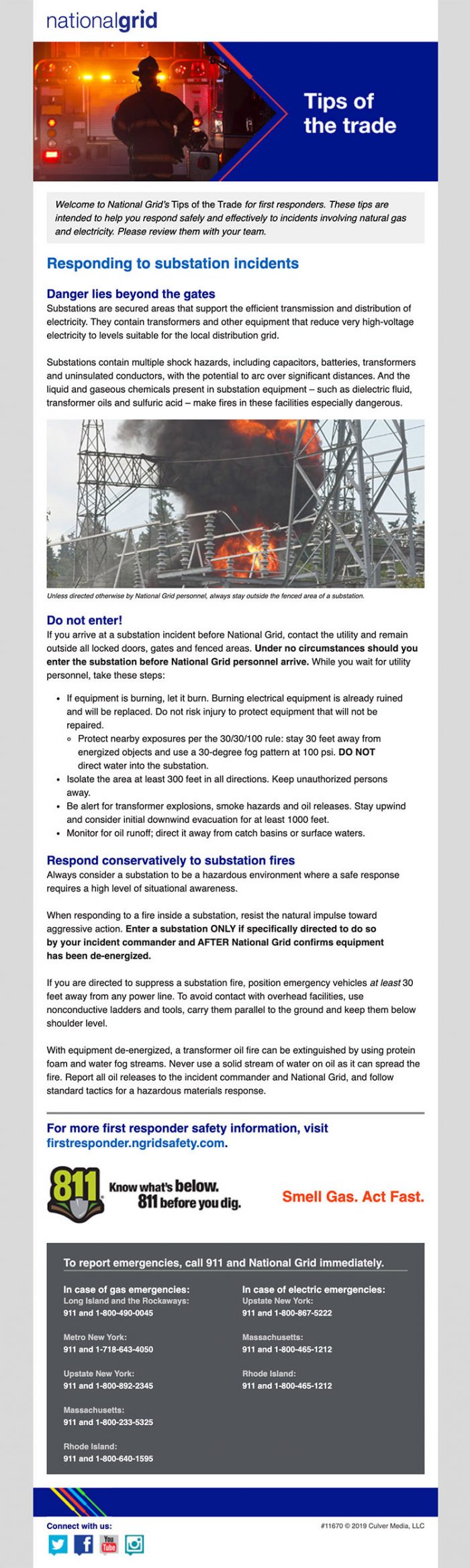 Tips of the Trade – Responding to substation incidents