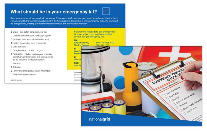 Emergency preparation checklist