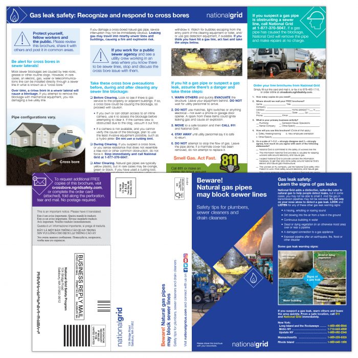 Crossbore gatefold brochure