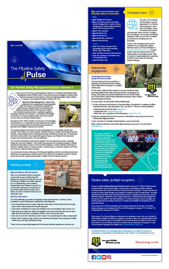 The Pipeline Safety Pulse e-newsletter