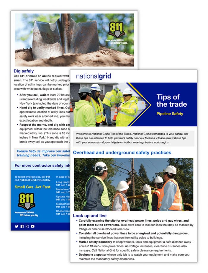 Pipeline Safety Tips of the Trade – Overhead and underground safety practices
