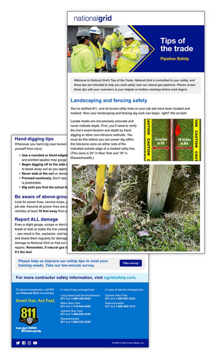 Pipeline Safety Tips of the Trade – Landscaping and fencing safety