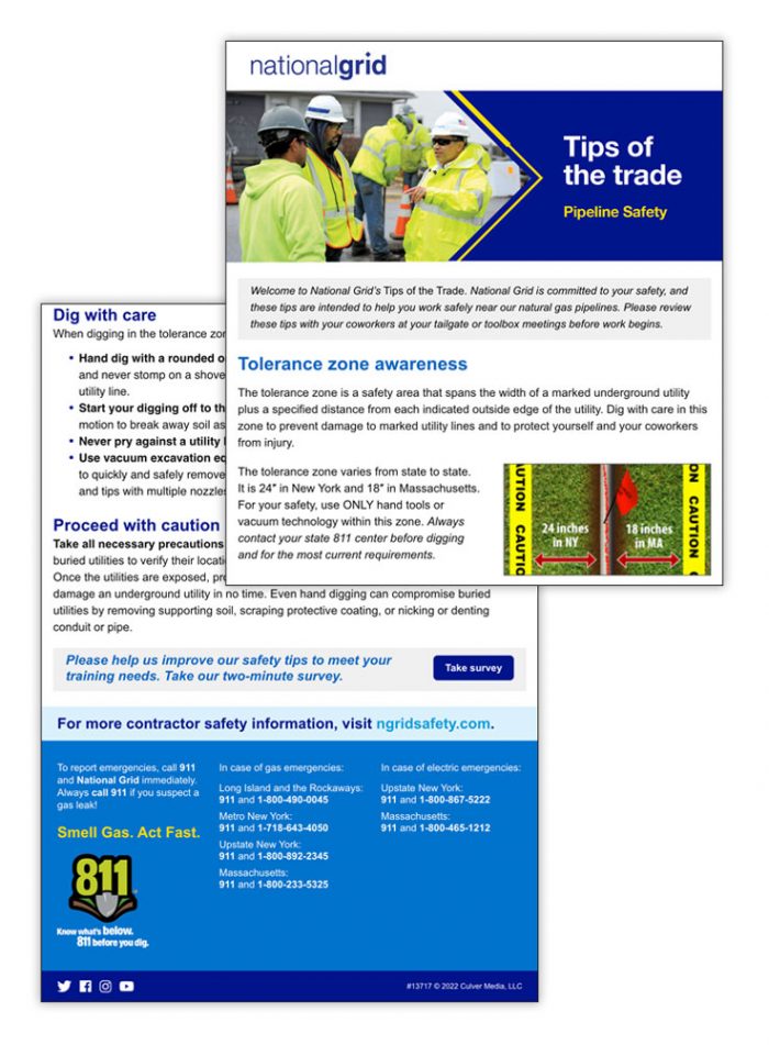 Pipeline Safety Tips of the Trade – Tolerance zone awareness