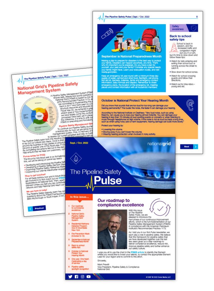 The Pipeline Safety Pulse e-newsletter (September / October 2022)