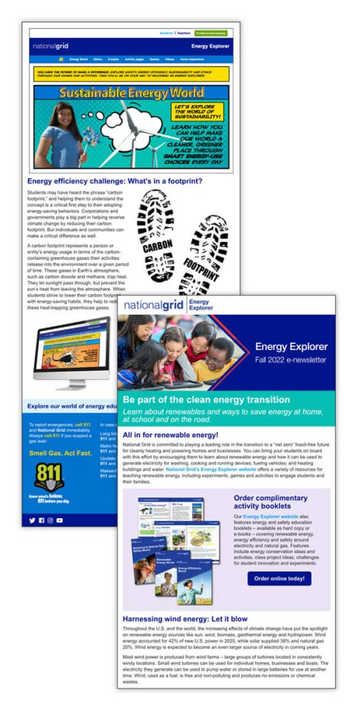 Energy Explorer e-newsletter
