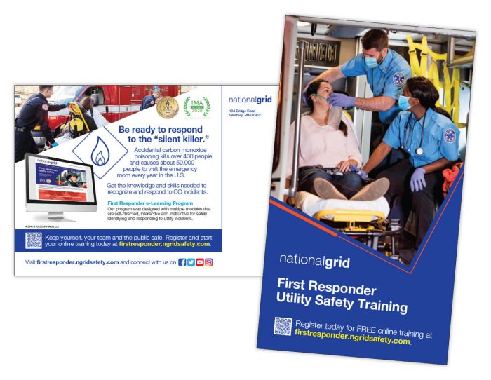 First Responder Utility Safety Training postcard