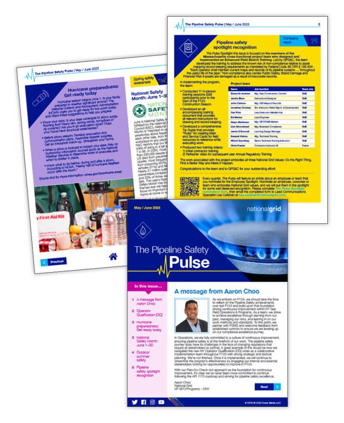 The Pipeline Safety Pulse e-newsletter (May / June 2023)