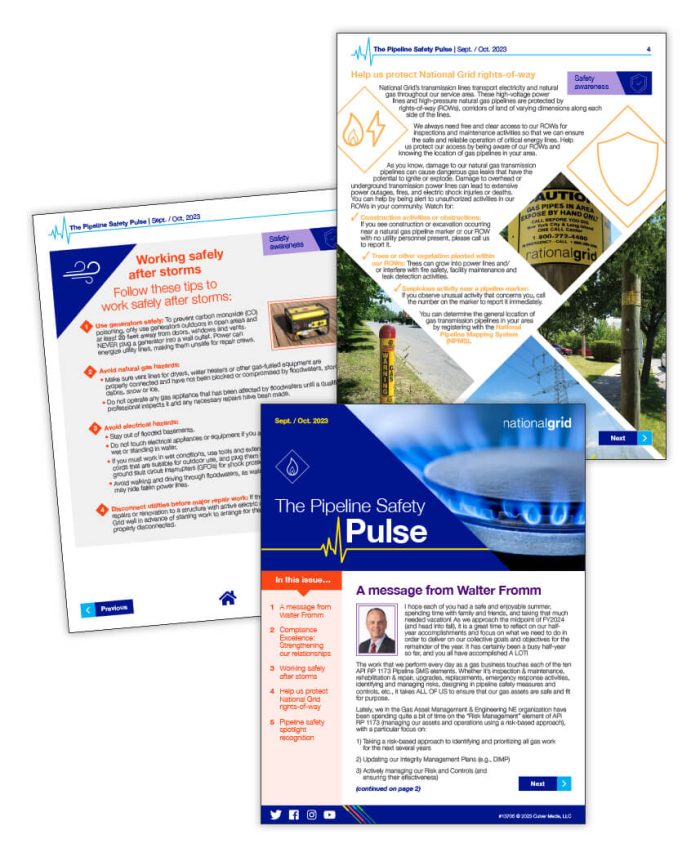 The Pipeline Safety Pulse e-newsletter (September / October 2023)