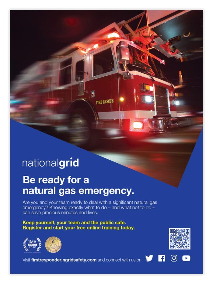 First Responder Utility Safety Training print ad 2023