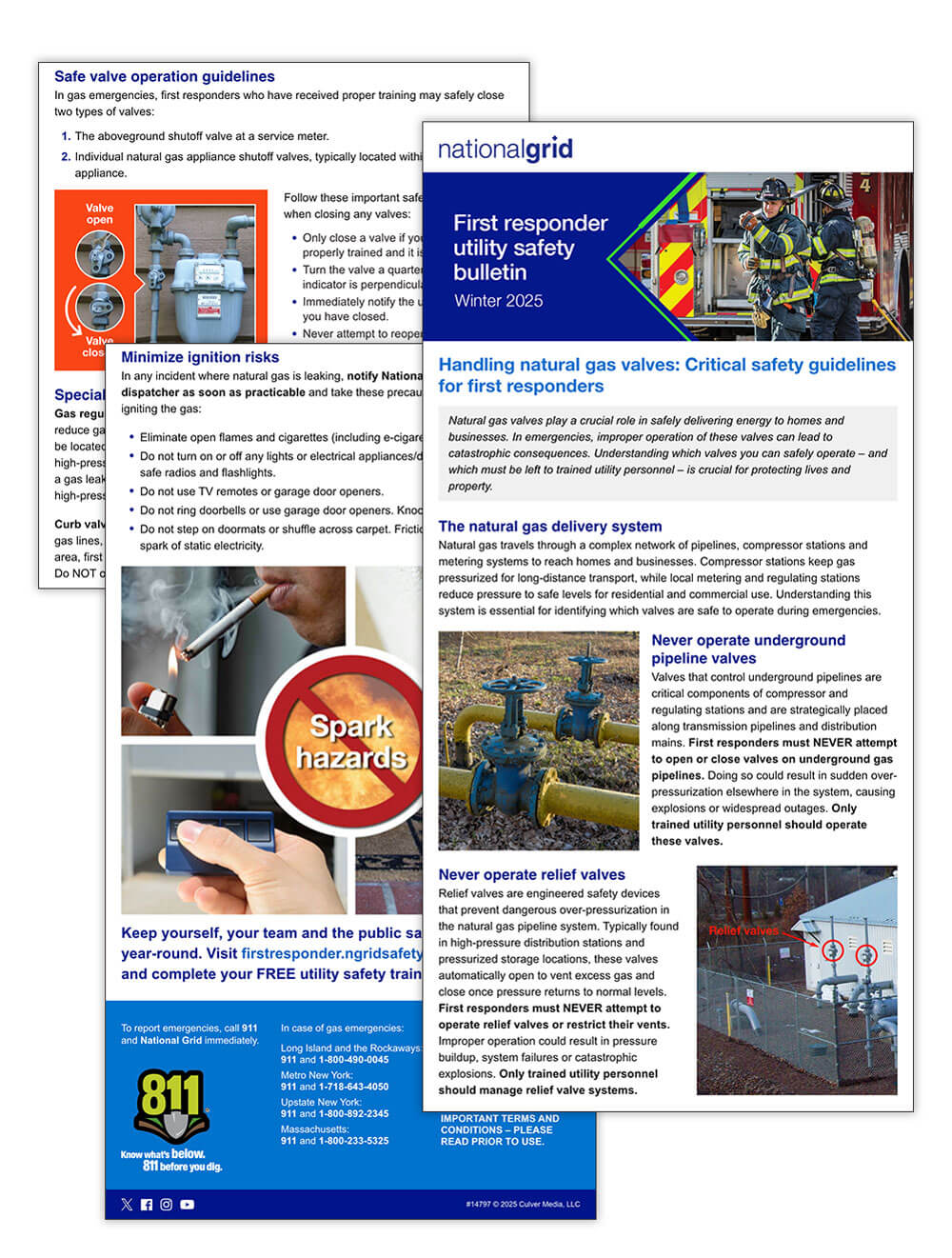 First responder utility safety bulletin – Handling natural gas valves: Critical safety guidelines for first responders