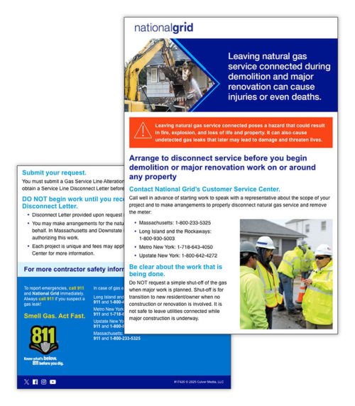 Demo reno email – contractors