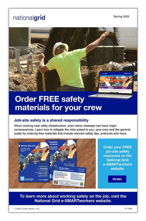 Order FREE safety materials for your crew