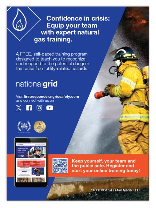 First Responder Utility Safety Training Fire News print ad