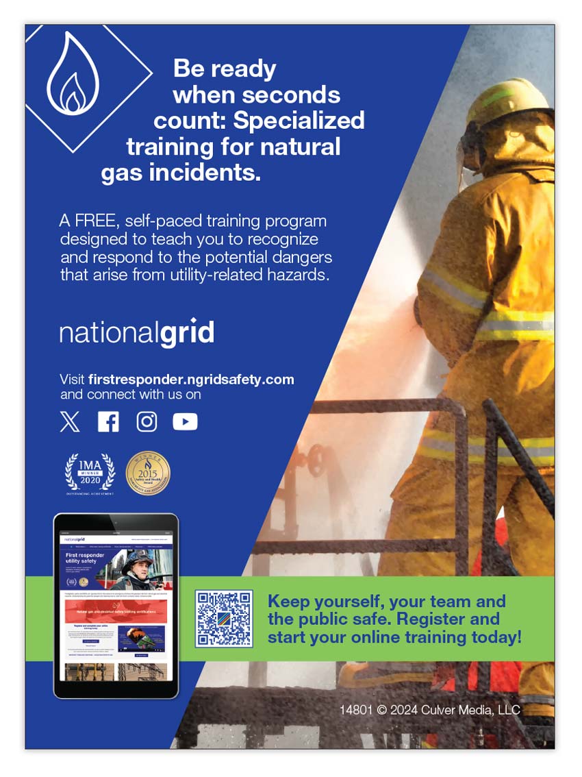 First Responder Utility Safety Training Fire News print ad