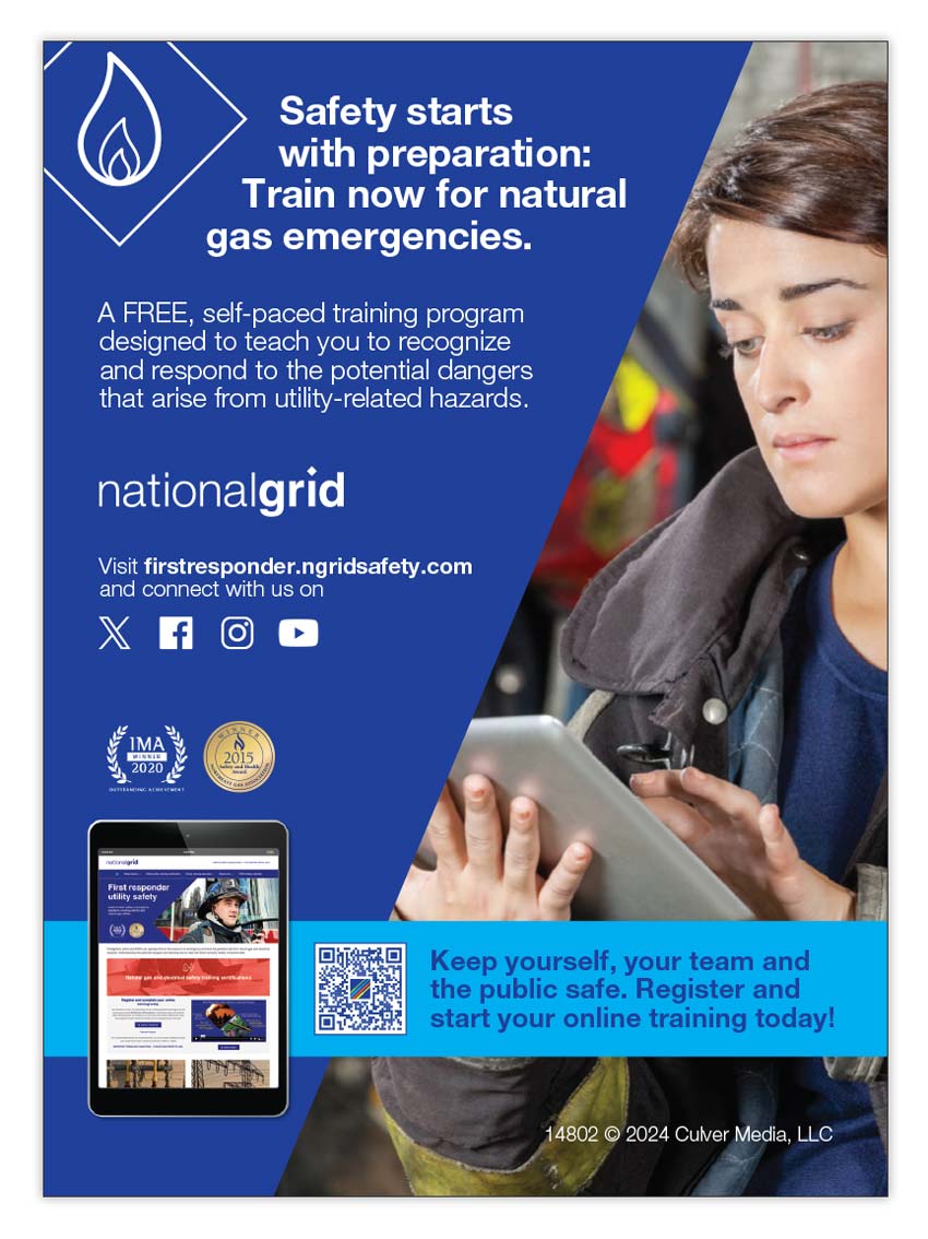 First Responder Utility Safety Training Fire News print ad