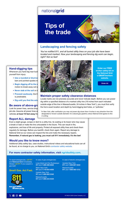 At-risk worker tips of the trade email – Landscaping and fencing safety