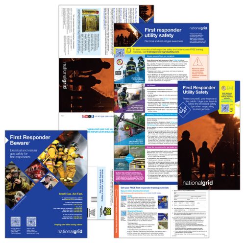 First Responder Utility Safety mailer and booklet