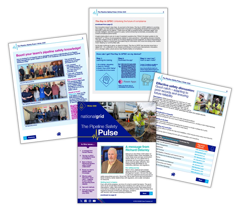 The Pipeline Safety Pulse e-newsletter (Winter 2026)