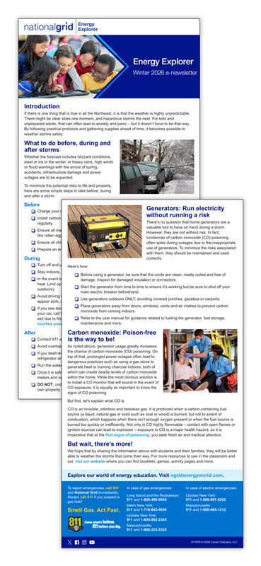Energy Explorer e-newsletter – Winter 2026
