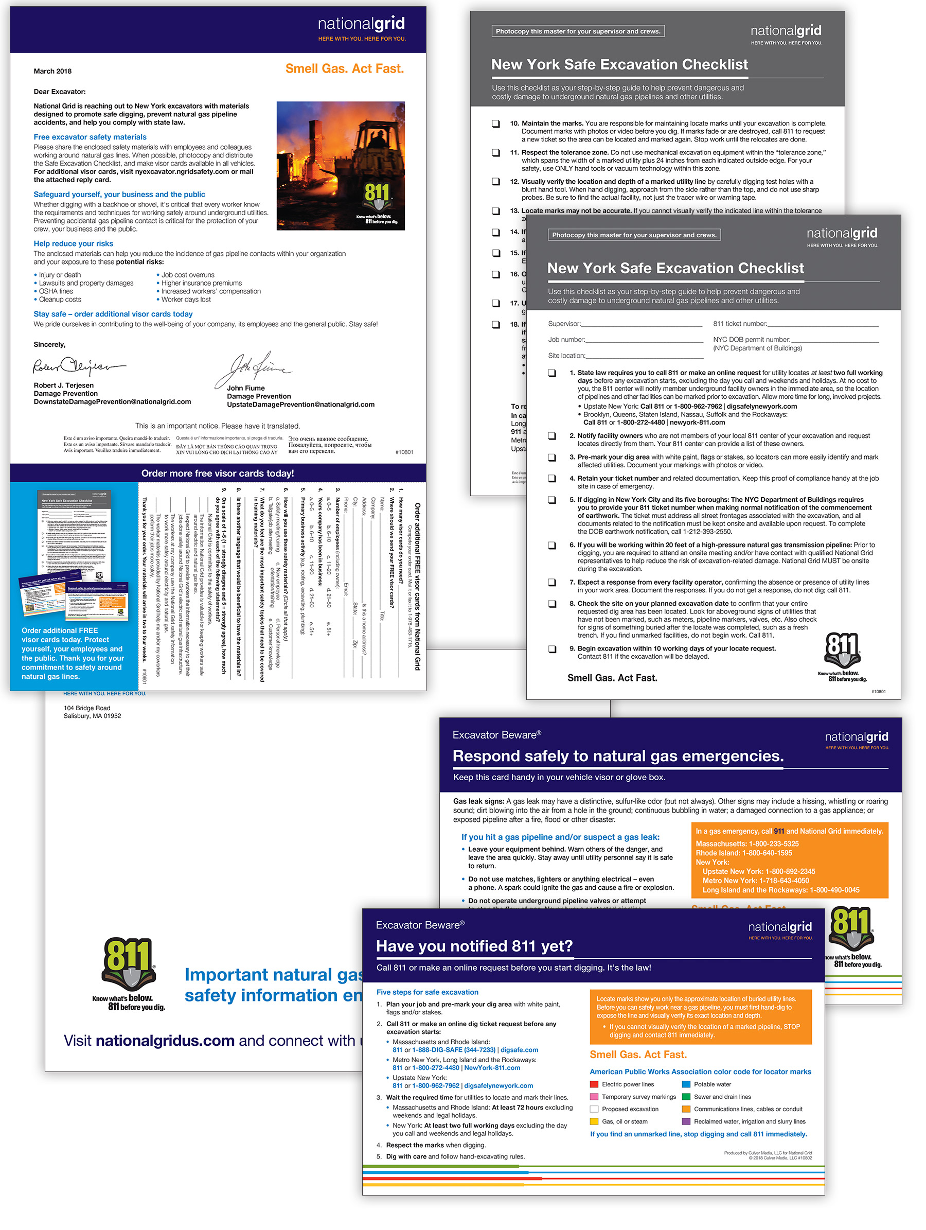 New York excavator mailing kit (March 2018) - Image 2