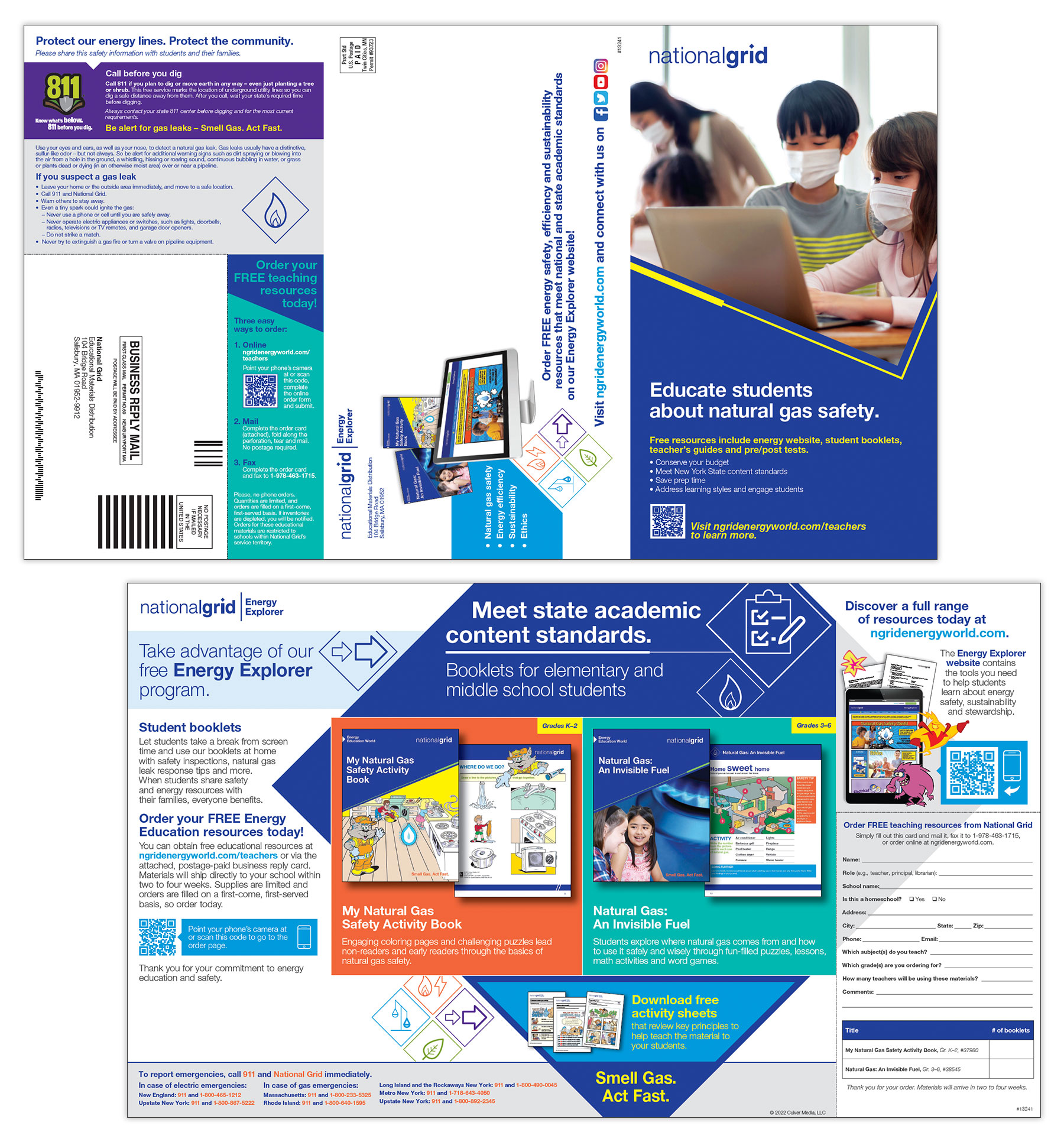 School mailer – gas only