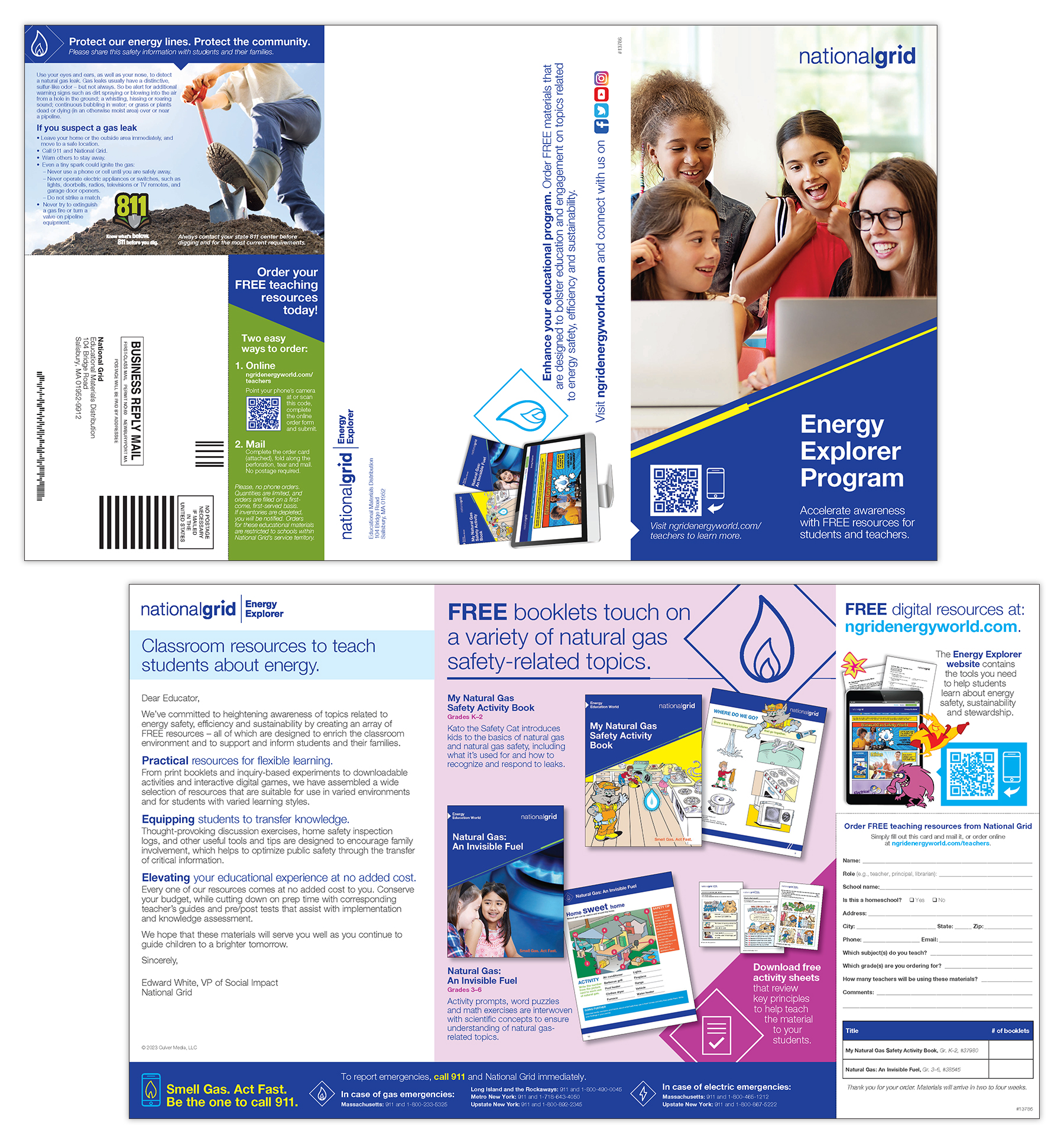 School mailer – gas