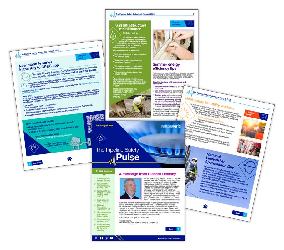 The Pipeline Safety Pulse e-newsletter (July / August 2025)