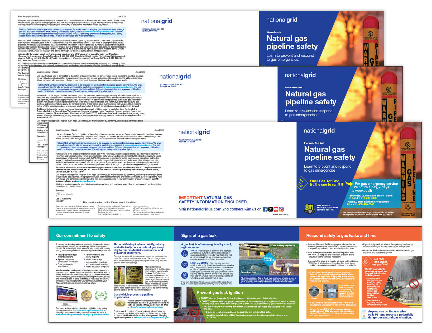 Emergency officials baseline mailers