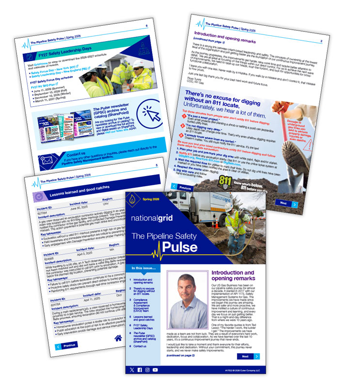 The Pipeline Safety Pulse e-newsletter (Spring 2026)