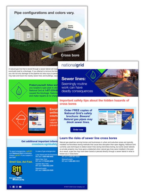 Cross bore email